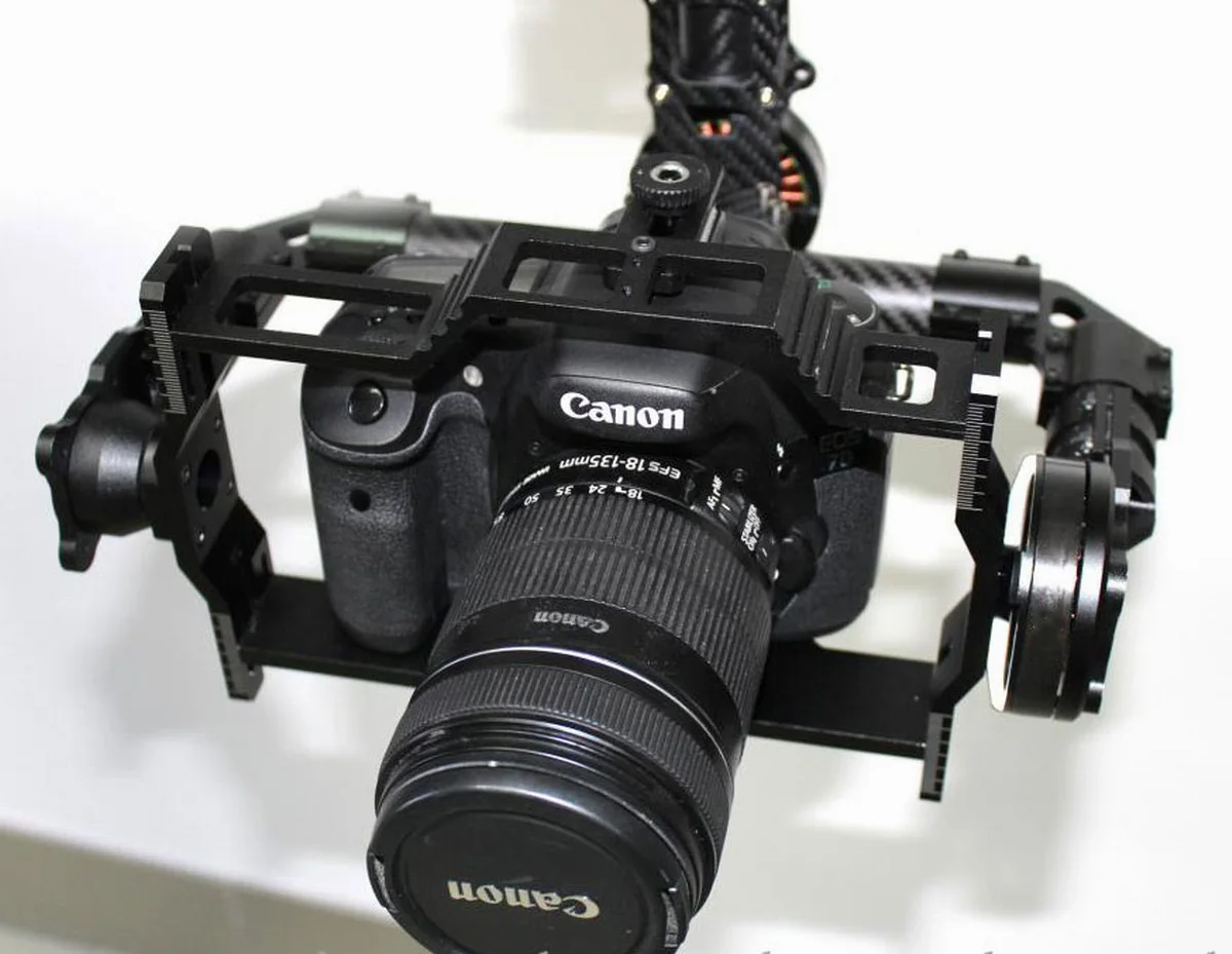 Dslr ручка Камера 3 оси Бесщеточный Gimbal углерода гора + 32 бит AlexMos контроллер