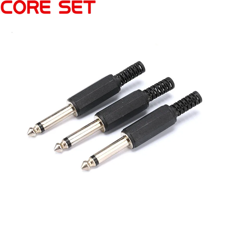 10pcs/lot 6.35mm Microphone Console Audio Plug Male Trs 1/4 Inches Mono Jack Audio Plug Connector Jack Adapter 10pcs/lot 6.35mm Microphone Console Audio Plug Male Trs 1/4 Inches Mono Jack Audio Plug Connector Jack Adapter