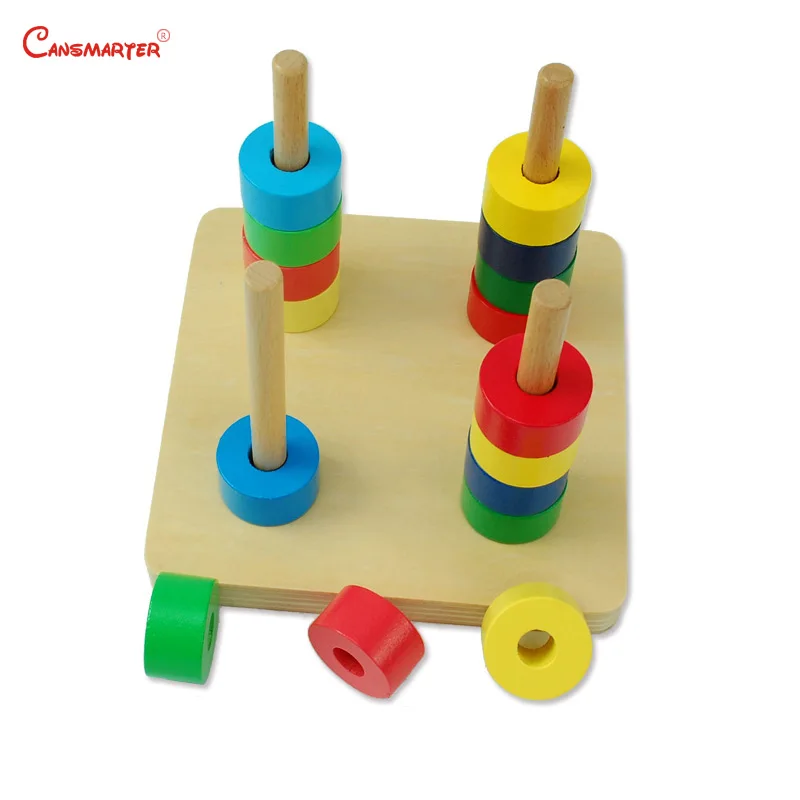 Details about   Kids Figure Mathematics Wood Toy Baby Math Circular Color Wooden Toys F3 