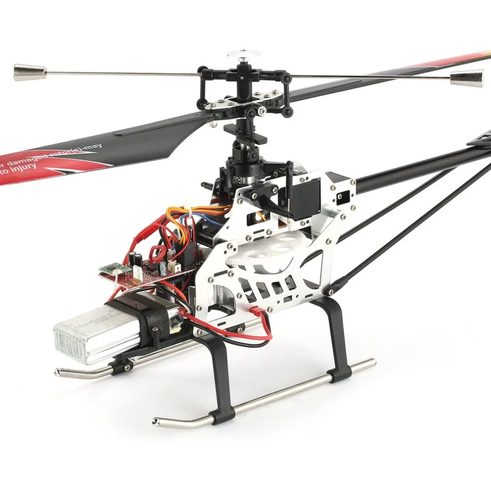 Горячие Wltoys V913 Бесщеточный 2,4G 4CH одно лезвие Встроенный гироскоп супер стабильный полет высокая эффективность мотор RC вертолет детская игрушка