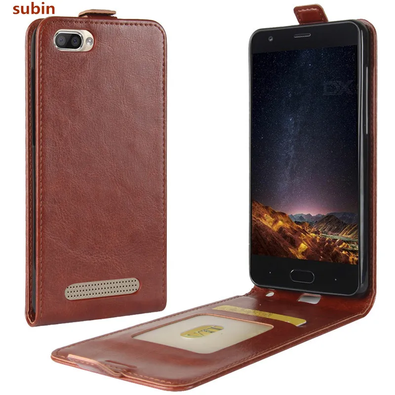 For Doogee X20 Case 5.0&quot Retro Crazy Horse PU Leather Vertical Flip Phone X20L Full Coverage Cover Bag | Мобильные телефоны и