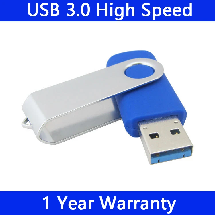1 шт./лот поворотный металлический мини USB флэш-накопитель 64 Гб 128 ГБ 16 32 ТБ для