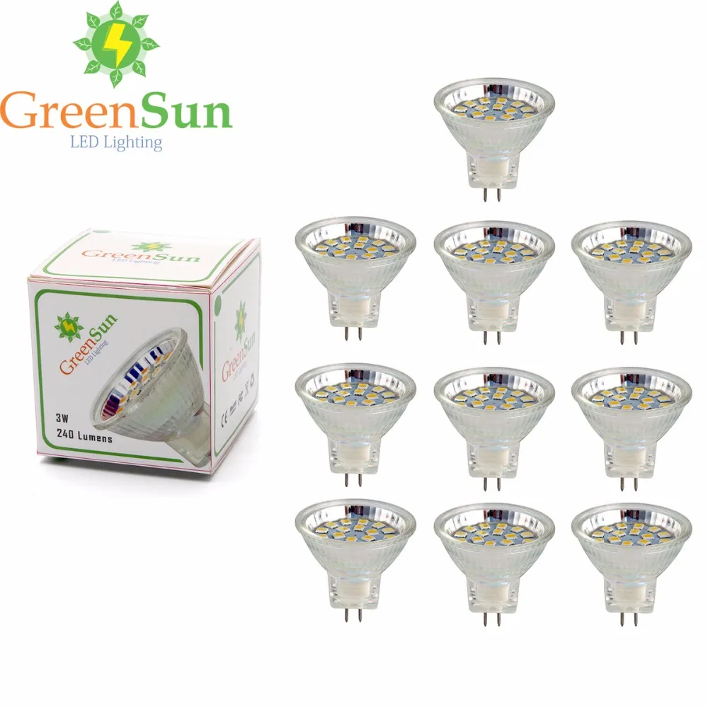 

10Pcs Set 3W 5W MR11 Led Spotlight GU4 LED Bulb 2835 SMD Lamp Energy Saving Spot Light Bulb Cool/Warm White AC/DC 12-30V