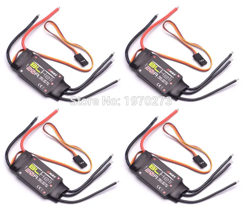 BLHELI 20A ESC + MT2204 / RS2205 2300KV двигатель CW CCW для QAV250 QAV R 220 мм FPV RC гоночный Квадрокоптер|20a