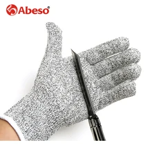 Высокопрочный полиэтиленовый Материал провода безопасности работы анти-слеш резки статического сопротивления износостойкие защитные перчатки рука безопасно