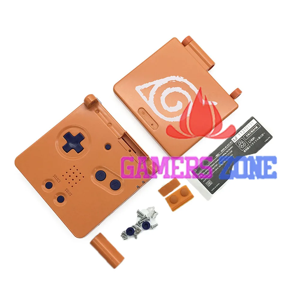 Чехол книжка Orange для Nintendo Retro Naruto GBA корпус sp игры Boy Advance SP запасной корпус|housing