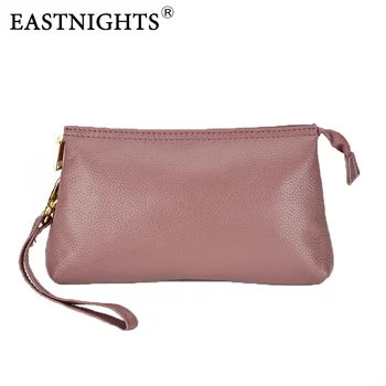 

EASTNIGHTS Genuine Leather Women Clutch Bag Evening Bag Women's Handbag Shoulder Bag Female Messenger Bag bolsas Clutches TW2520