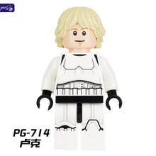 Haogaole 300 шт. Luke Skywalker PG714 наряд фигурка строительные блоки детские подарки игрушки PG8051