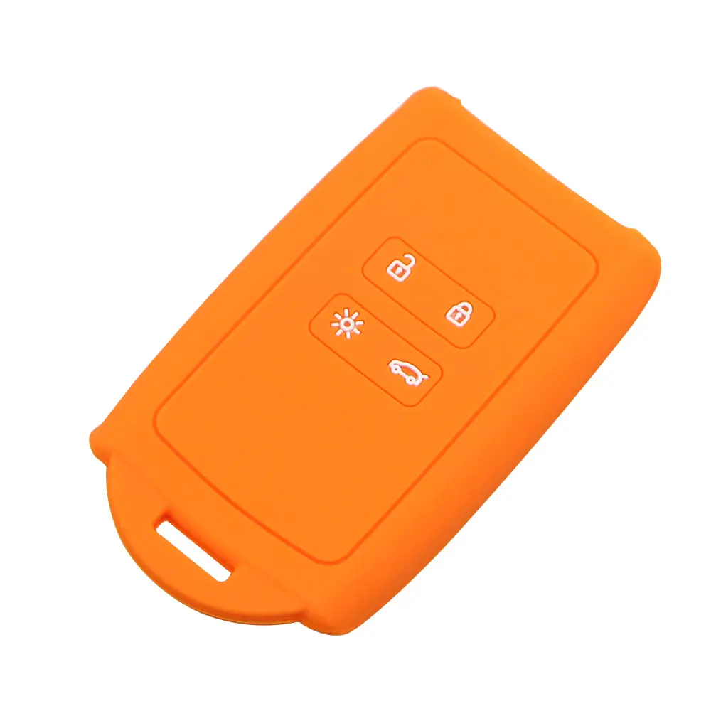 

Jameo Auto Silicone Car Key Case Protection Cover for Renault Koleos Kadjar Samsung QM5 QM6 2016-2018 Holder Protector Covers