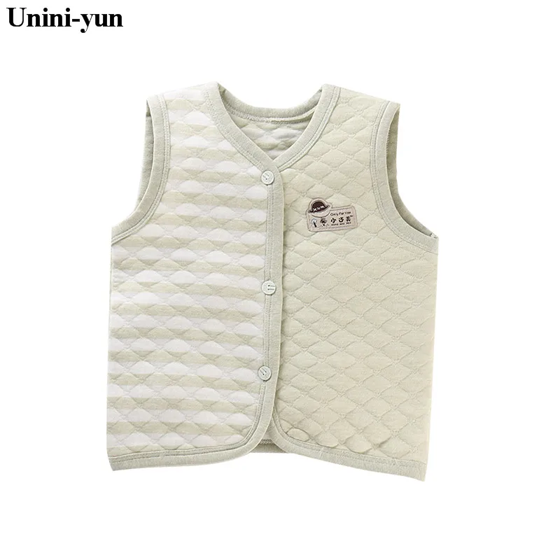 

New 2018 Boys Cotton Vest Winter Autumn Sleeveless Cartoon Children Tops Outfits Casual Baby Costume Kids Waistcoat 6M12M18M24M