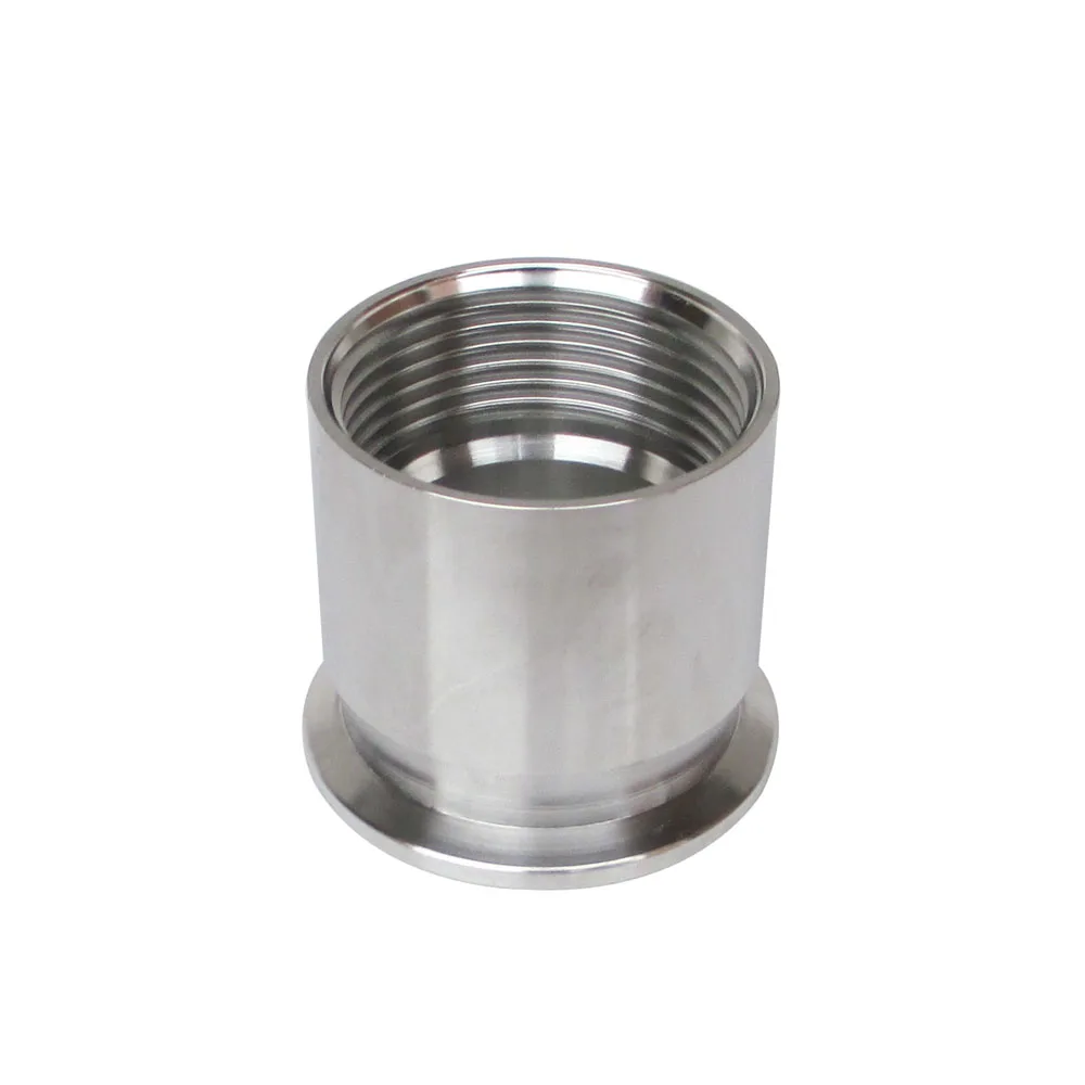 Sanitary 1.5'' Tri Clamp x 11/4'' BSP Female Adapter S/S304 Clamp End