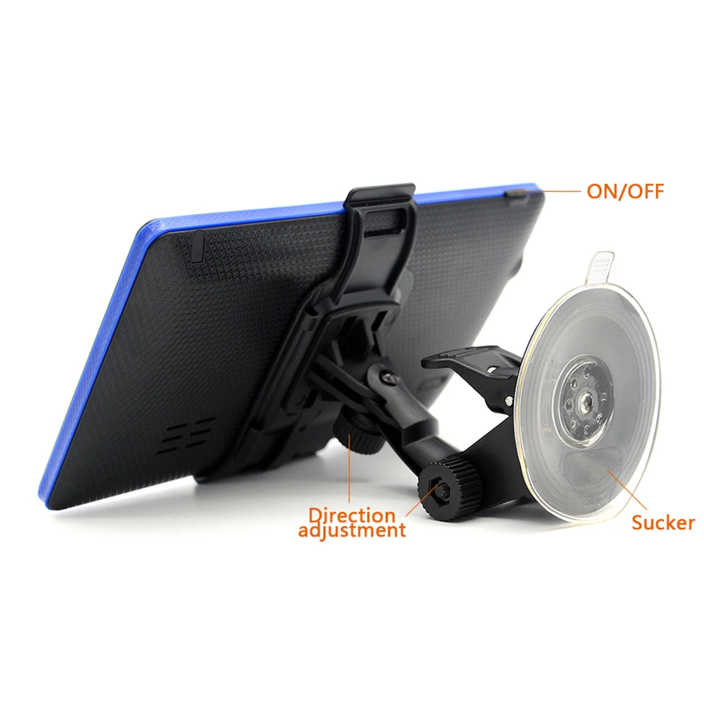 Junsun 7 inch HD Capacitive Car GPS Navigation 8GB MP3/MP4 FM Russia map Permanent free update navigators