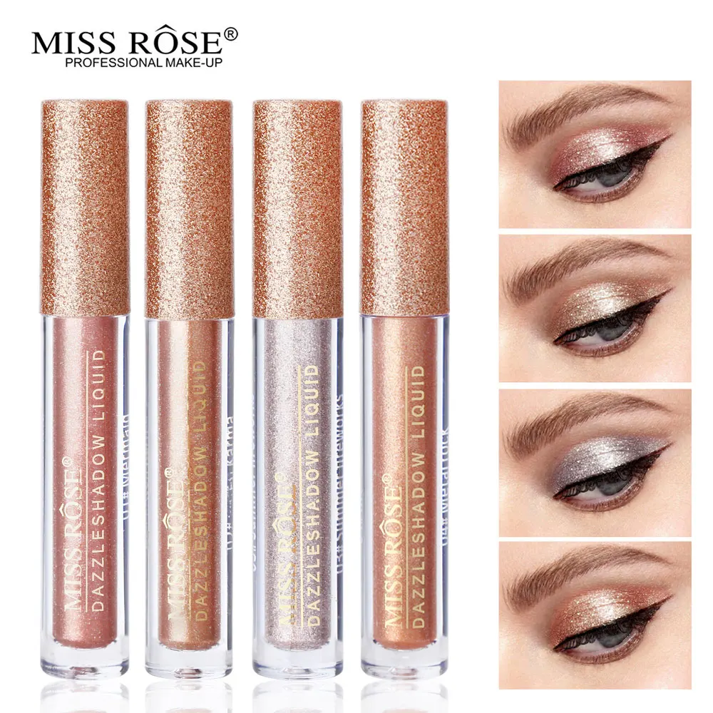 Miss Rose Русалка жидкие тени для век гель блеск Тени оттенок макияж