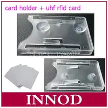 ISO18000-6C uhf пассивный rfid автомобиль стекло тег карты 1-15 м большой диапазон epc gen2 rfid карта на лобовое стекло с держатель для карт