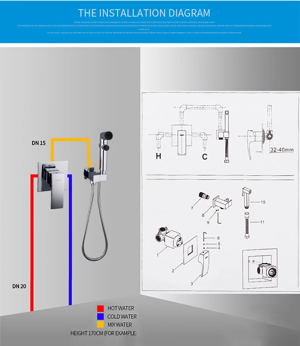 Кран на водорозетку для гибкой подводки 1/2. Смеситель hansgrohe 32120000. Смеситель для раковины с гигиеническим душем схема подключения. Схема подключения биде монтажная. Как подключить гигиенический смеситель.