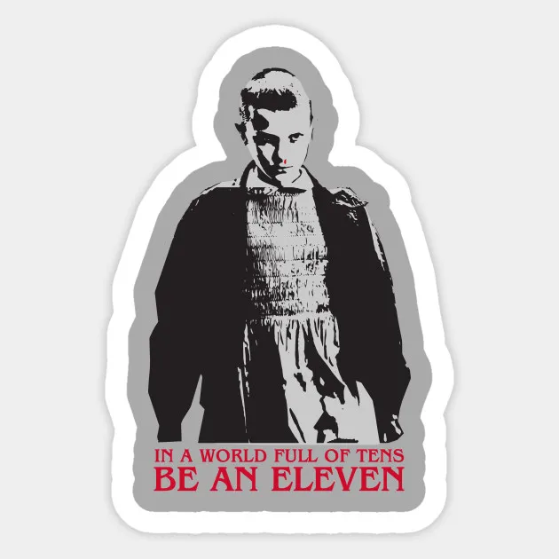

1Pcs Stranger Thing Stickers Set Anime Toy Sticker For Luggage Skateboard Motorcycle Laptop Waterproof Sticker