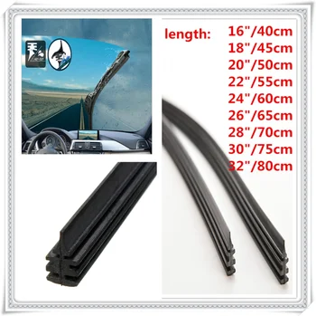 

Car Rubber Wiper Blade Refill Replacement for Ford Taurus Mondeo Galaxy Falcon Everest S-MAX Escort Fusion Focus F-150 C-MAX