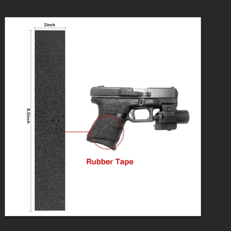 

Non-slip Rubber Texture Wrap Tape Glove Custom For Glock 43 holster fit for 9mm pistol magazine accessorie