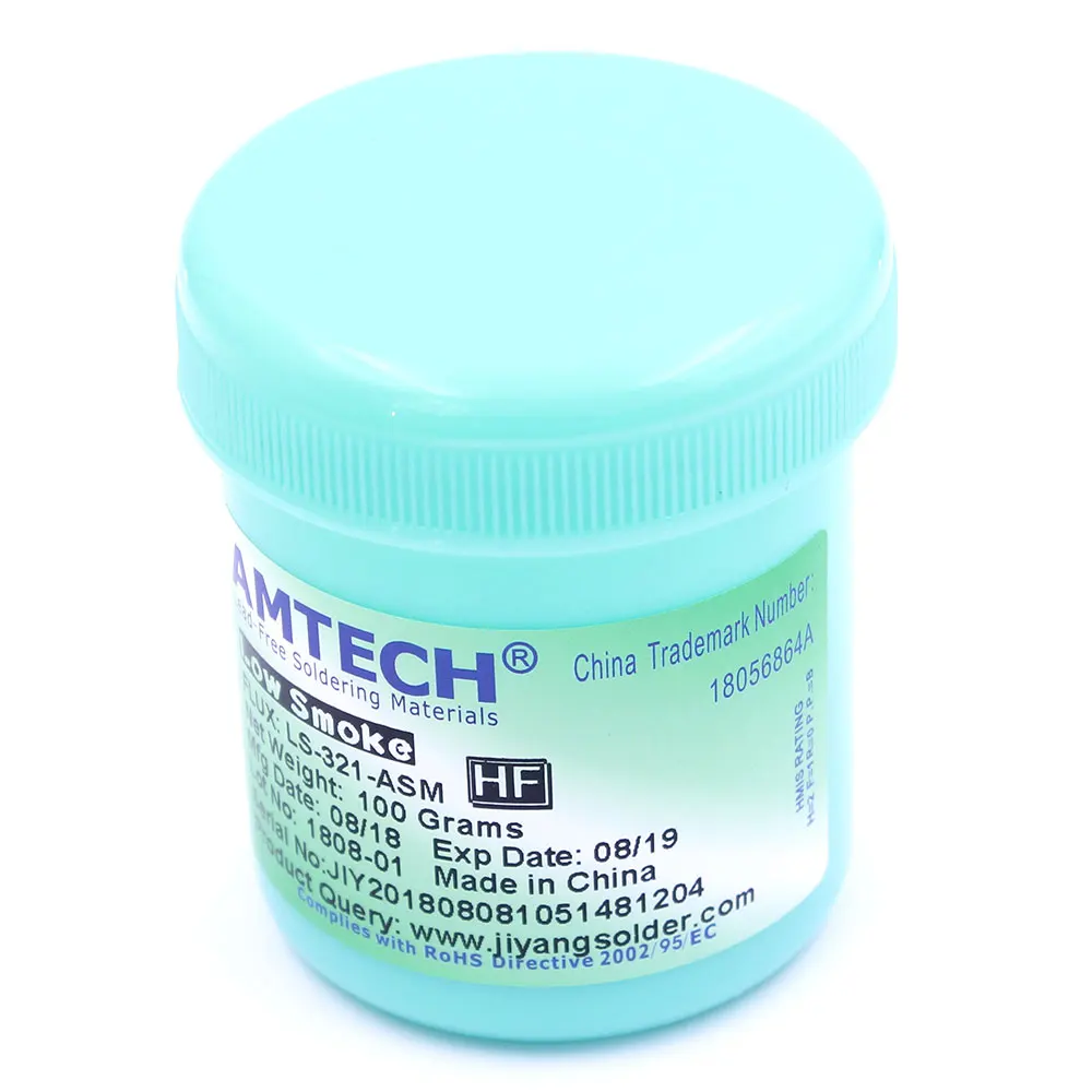 Паяльная паста AMTECH LS 321 ASM 100 г с низким потоком дыма для SMT BGA реболлинга сварочные