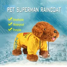 Superman Dog Clothes For Small Dogs Summer Waterproof French Bulldog Rain Coat Nylon Puppy Raincoat Chihuahua Pet Clothes S-7XL Superman Dog Clothes For Small Dogs Summer Waterproof French Bulldog Rain Coat Nylon Puppy Raincoat Chihuahua Pet Clothes S-7XL