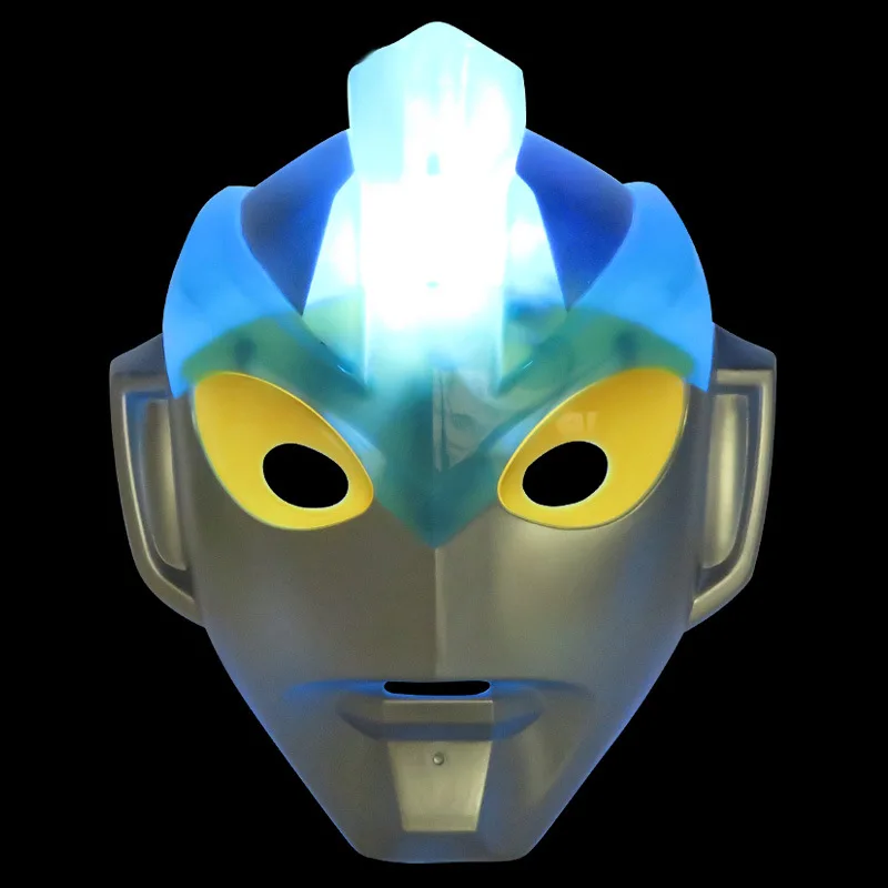 

hot sale Ultraman toys Ultraman Ginga Luminous mask emitting sound toys Halloween mask play props 23 cm light-emitting toys