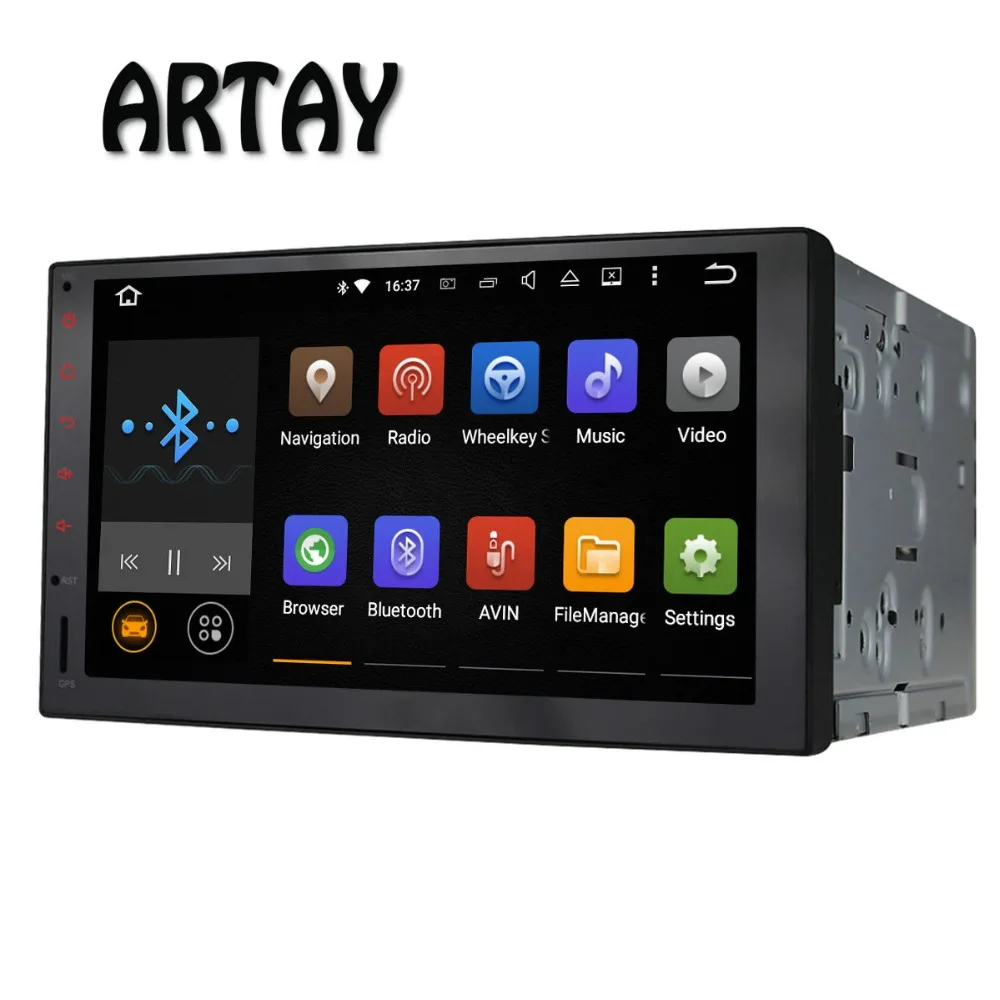 Music Media Player 7 inch universal car GPS navigation 1G / 16G wireless Bluetooth Android 5.1.1