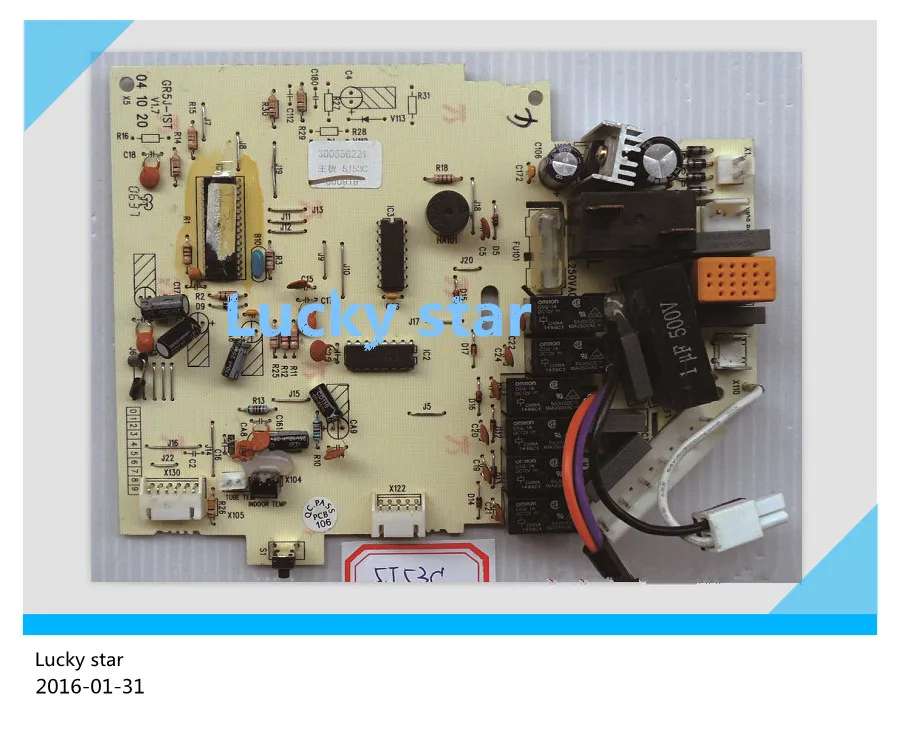 

98% new for Gree Air conditioning computer board circuit board 5J53C 300556221 good working