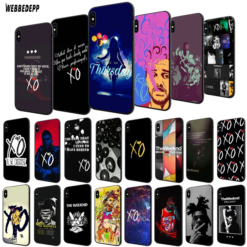 

WEBBEDEPP The Weeknd TPU Cover for Apple iPhone 6 6S 7 8 Plus 5 5S SE X XS MAX XR Soft Case