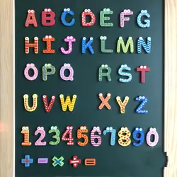 Многоцветный Деревянный цифровой письмо магниты на холодильник Детская для раннего развития математика игрушка холодильник Stick подарок