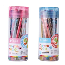 Kawaii нетоксичный карандаш 12/18 в коробках цветные художественные маркеры для детей художественные принадлежности масляные краски, кисть вращающиеся мелки