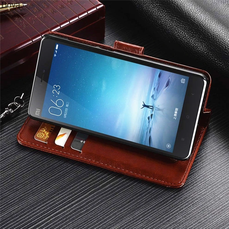 Capa fundas Xiao mi 4C mi 4i tarjeta titular funda para Xiao mi 4c mi 4c 4i pu cuero teléfono caso ultra fino billetera tapa