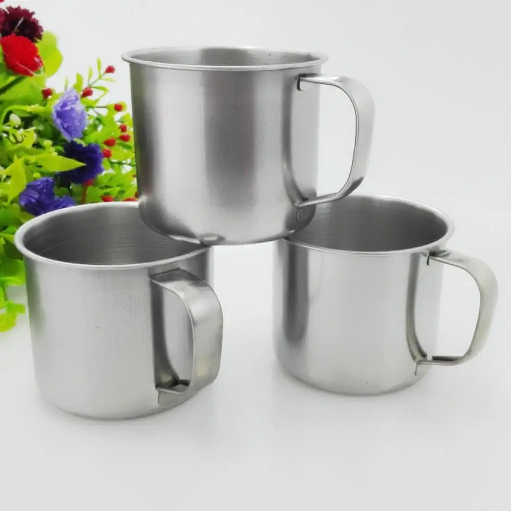 

Outdoor Camping Hiking Tea Mug Cup Stainless Steel Coffee Cup Office School Gift Useful