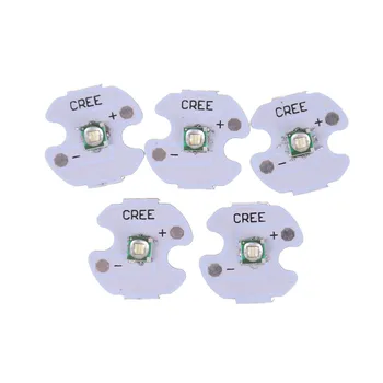 

5pcs High Power Cree LED Green Light Emitter Diode Chip With 16mm 20mm