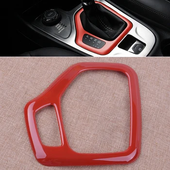 

DWCX Car Interior Red Gear Frame Cover Trim Fit for Jeep Cherokee 2016 2017 2018