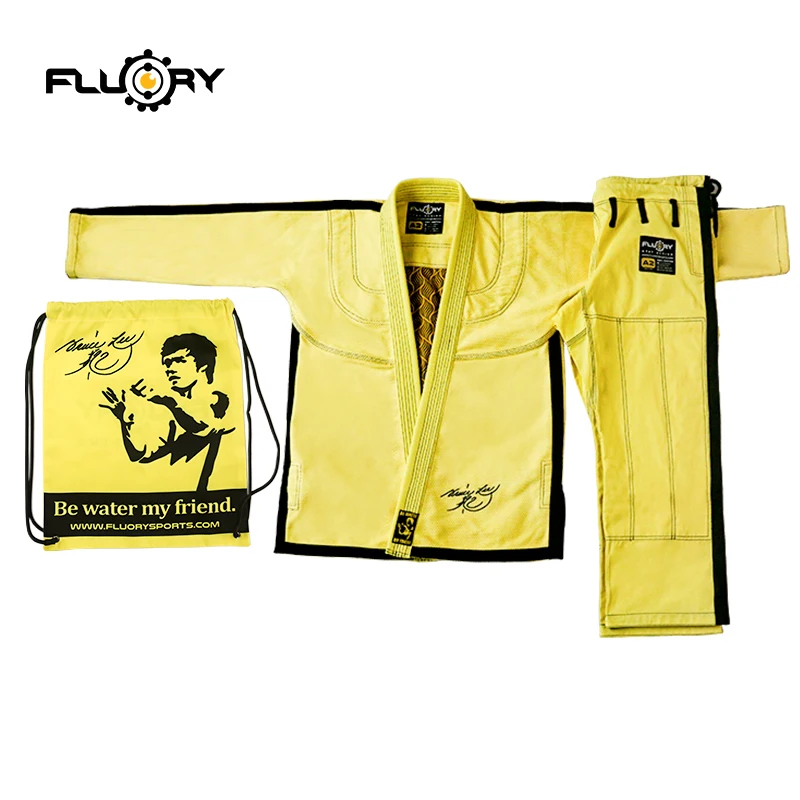 Fluory Roupas Bruce Lee Artes Marciais Kimonos Bjj gi Brazilian Jiu jitsu Kimonos