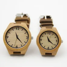 Bamboo Watches For Men and Women Gift Brand Wood Watch Fashion And Famous Lover With Gift Box