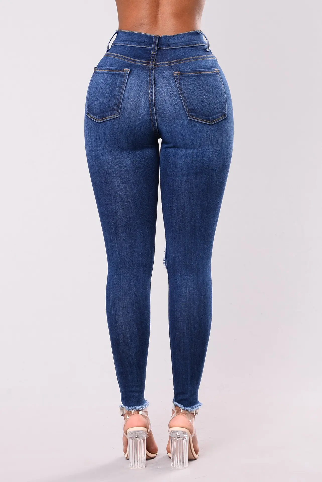 Женские модные повседневные джинсы с потертостями, обтягивающие джинсы, стиль, популярные модели, европейский стиль
