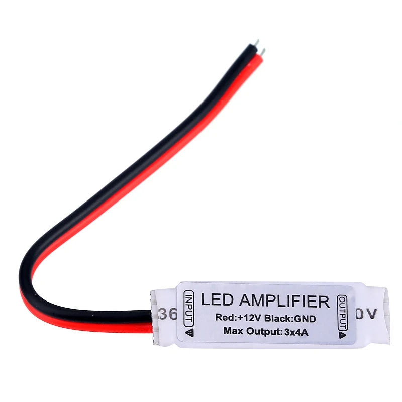 3 шт./лот мини RGB LED усилитель 12 В 12A 144 Вт для 3528 5050 светодиодный ультра тонкий