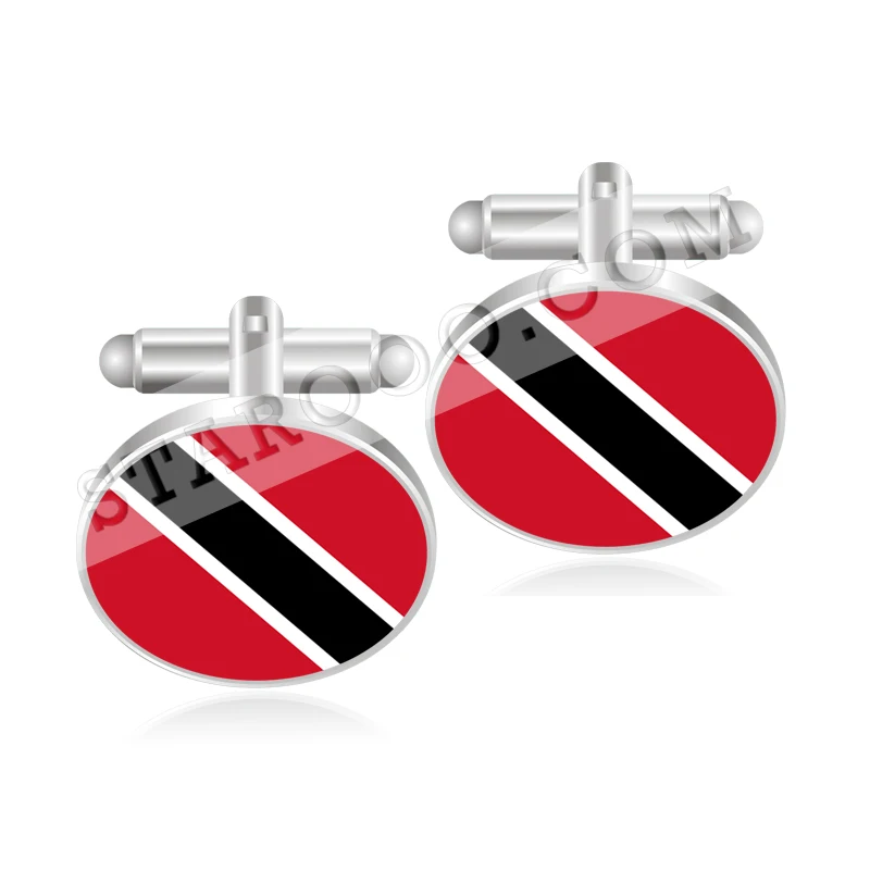 

Trinidad and Tobago Tunisia Turkey Turkmenistan Turks and Caicos Islands Tuvalu Flag Cufflinks
