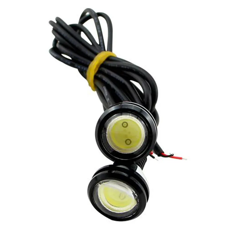 

1Pcs 18 23mm Car Led Eagle Eye DRL Daytime Running Lights LED 12V Backup Reversing Parking Signal Automobiles Lamps DRL fastship