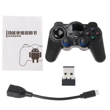 2,4G беспроводной игровой джойстик контроллер геймпад для Android Tablet PC Smart tv Box
