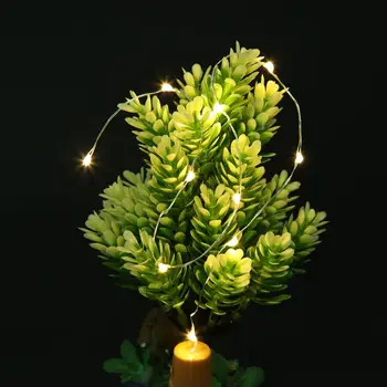

0.5m 10LED Copper Wire String Light Mini Fairy Night Light for Glass Craft Bottle Fairy Valentines Wedding Decoration Lamp Party