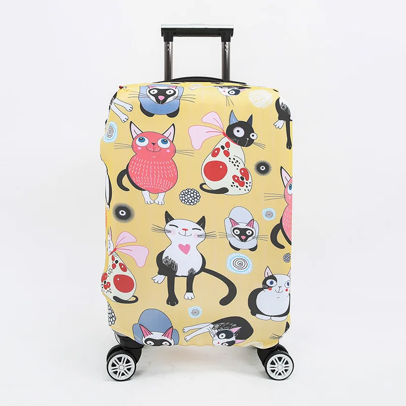 Customize Your Image / Name / Logo Luggage Cover Suitcase Protective Covers Elastic Anti-dust Case Cover For 18-32Inch Box Case