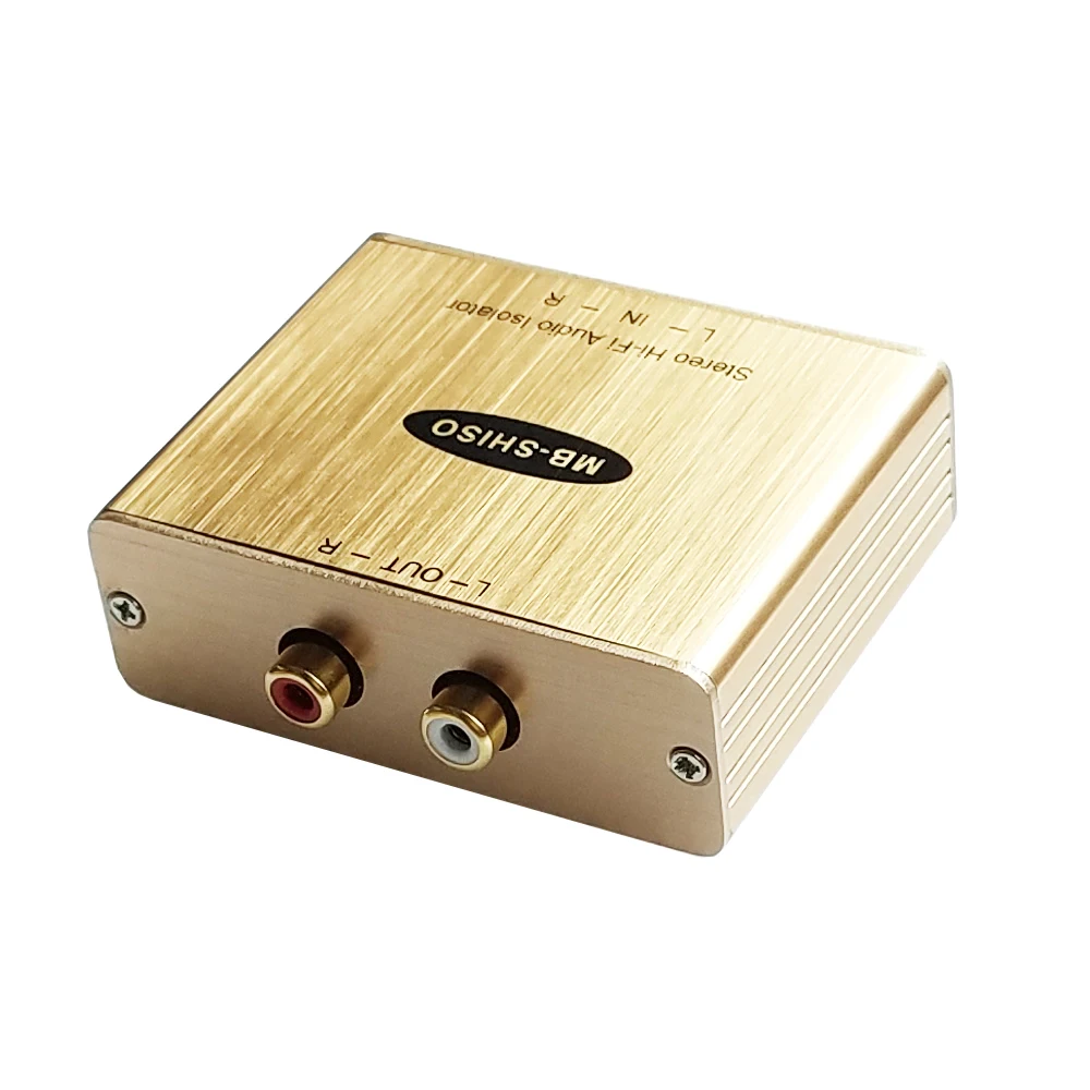 Аналоговый RCA Hi Fi аудиоизоляция с устранением шума L/R аудио заземления изоляции AV