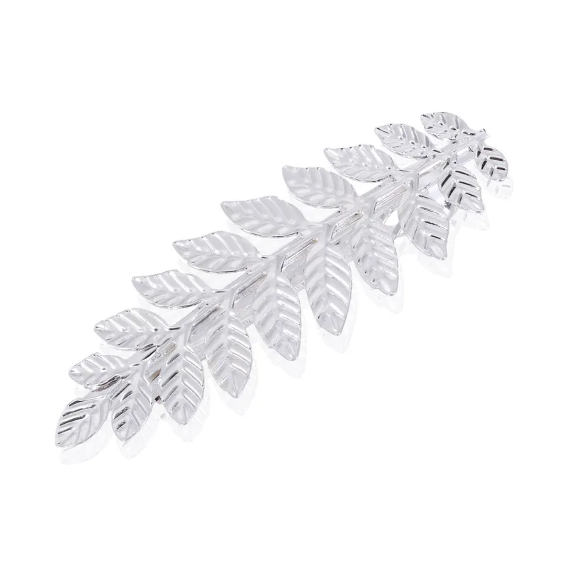 

Greek Roman Goddess Olive Leaf Branch Barrettes Hair Clip Headpiece Bridal Wedding Headband Girl Gold Silver Hair Accessories