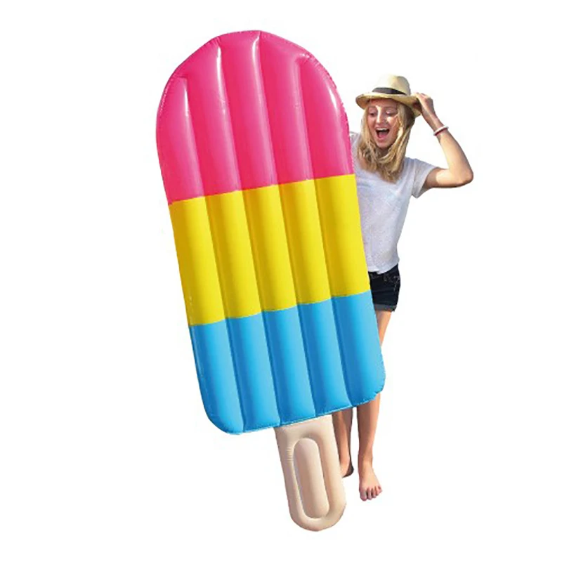 180cm-Giant-Colorful-Popsicle-Air-Mattress-Ice-Pop-Inflatable-Pool-float-Beach-Lounger-Adult-Children-Water
