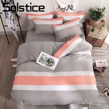

Solstice Home Textile Teenage Kids Bedding Sets Sport Brief Boy Girls Bed Linen Duvet Cover Pillowcase Bed Sheet King Queen Size