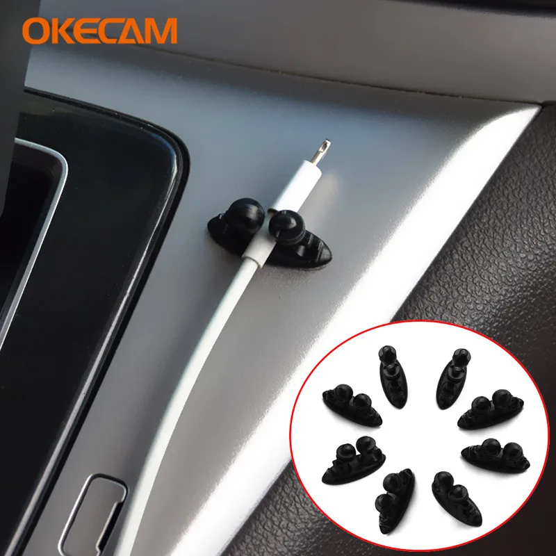 

8Pcs/lot Car Wire Clip USB Cable Car Clip for Mercedes Benz W203 W211 W204 W210 W124 AMG W212 W220 W205 W202 Cla W213 W201 Clk