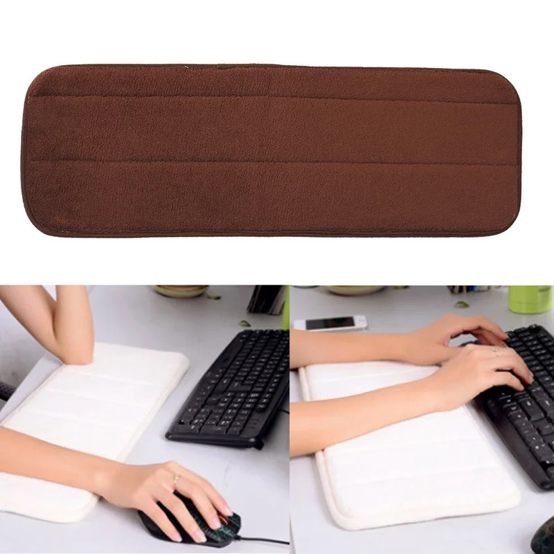 

Soft Computer Wrist Pad Mats Rest Support Memory Comfort Keyboard Hand Pad Mousepad Cushion For Raised Platform Hands