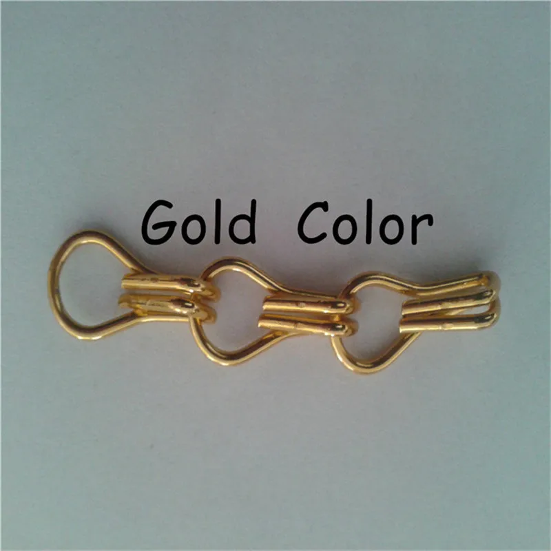 Двойные крючки алюминиевая цепь занавес(анодированная обработка поверхности - Цвет: gold